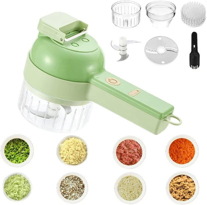 Indow™ 4 in 1 Portable Electric Vegetable Cutter Set