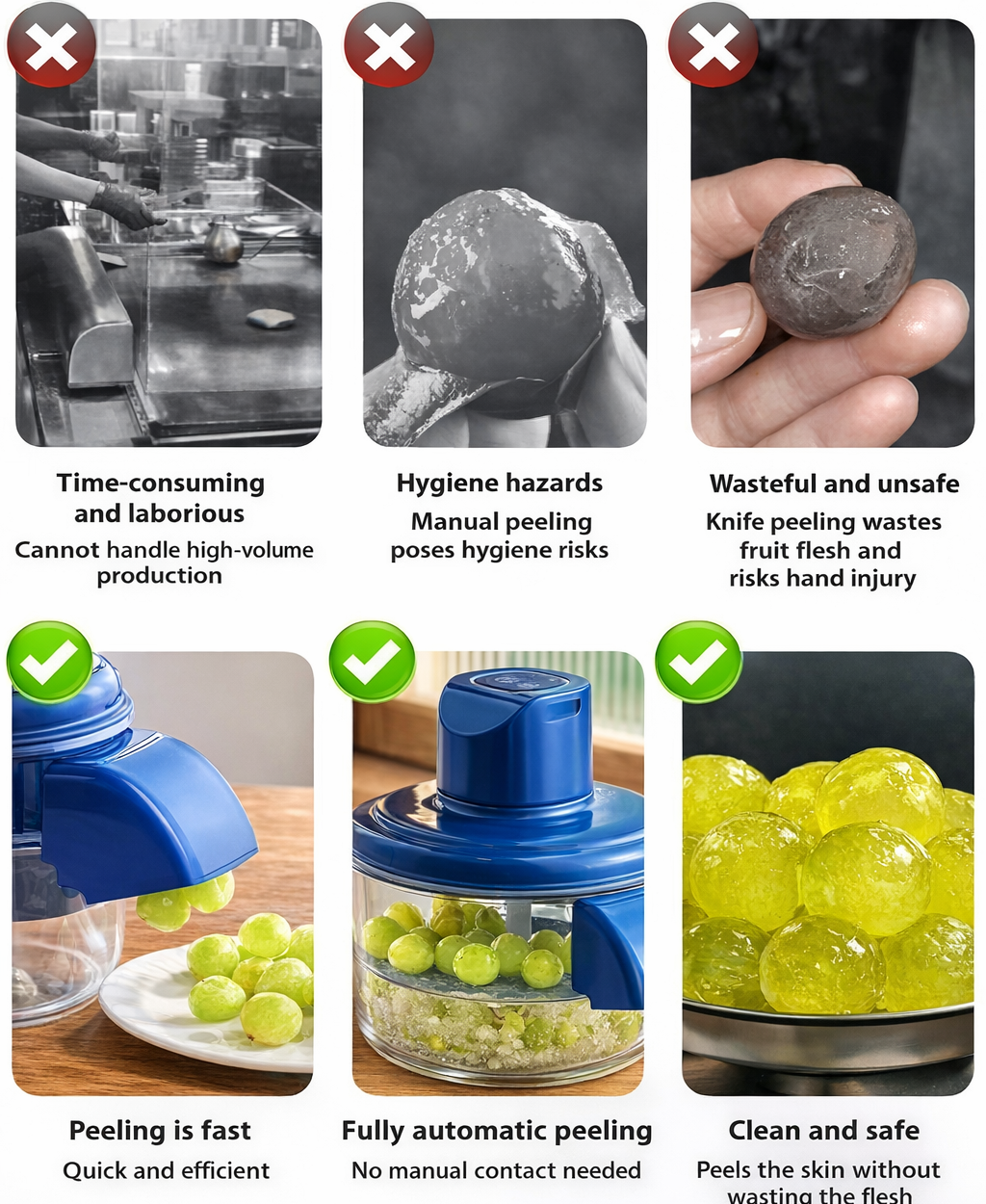 Indow™ Automatic Electric Fruit & Garlic Peeler